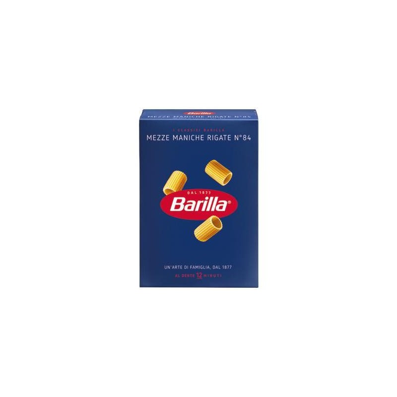 BARILLA 500GR F.NORMALI 84 MEZZE MANICHE RIGATE