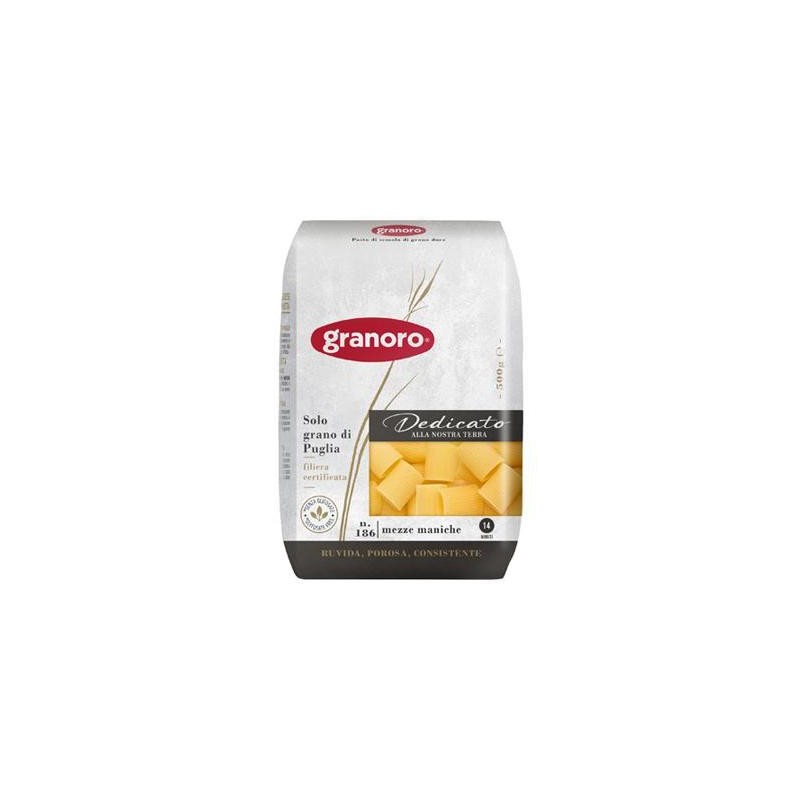 GRANORO DEDICATO GR.500 MEZZEMANICHE N.186