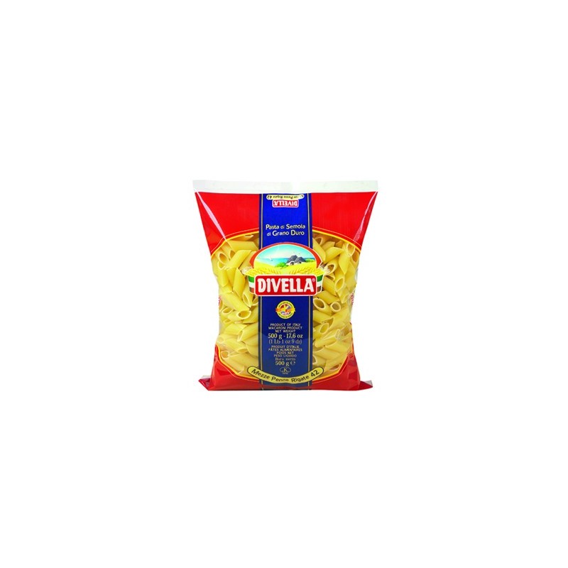 DIVELLA 500GR F.NORM. PENNE ZITI RIGATI