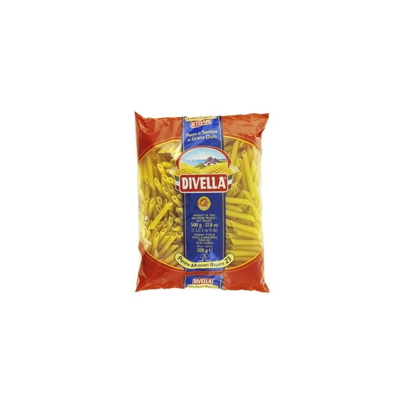 DIVELLA GR.500 PENNE MEZZANI RIGATI N°23