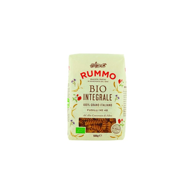 RUMMO PASTA INTEGRALE BIO 500 GR FUSILLI