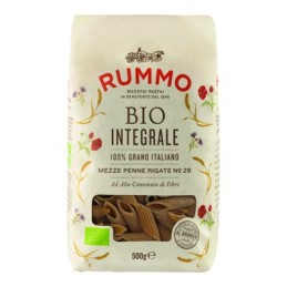 RUMMO PASTA INTEGRALE BIO 500 GR MEZZE PENNE RIGATE