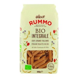 RUMMO PASTA INTEGRALE BIO 500 GR PENNE RIGATE