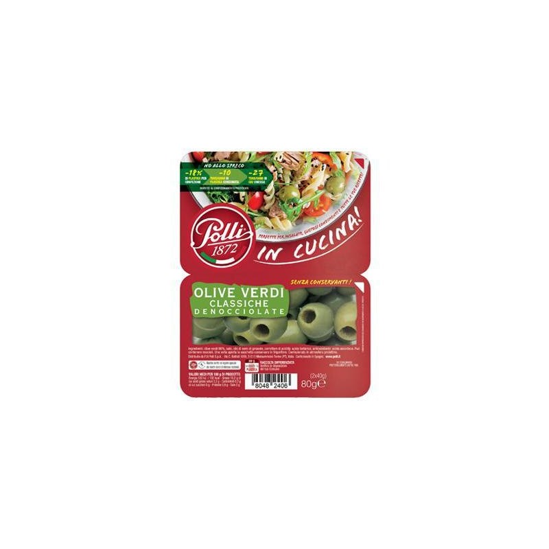 POLLI OLIVE 40 GR X 2 VERDI DENOCCIOLATE