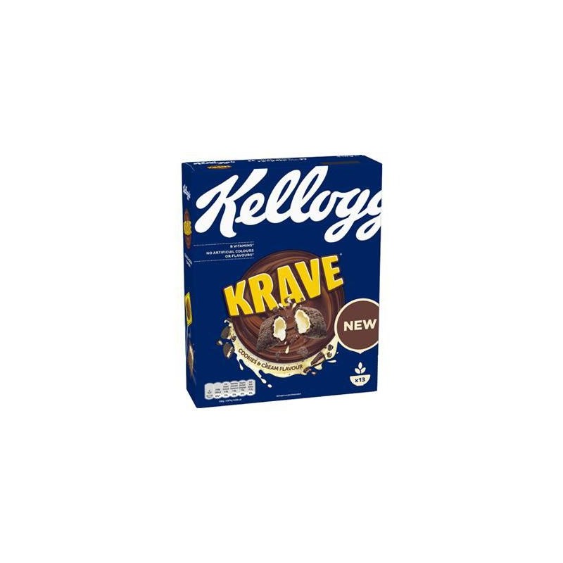 KELLOGG'S CHOCOKRAVE 410 GR COOKIES E CREAM FLAVOUR