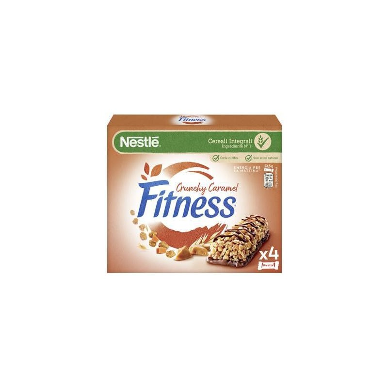 NESTLE' FITNESS BARRETTE 4 X 23.5GR CARAMEL&CHOCOLATE
