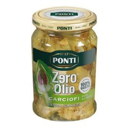 PONTI CARCIOFI ZERO OLIO PEPE E LIMONE 300 GR