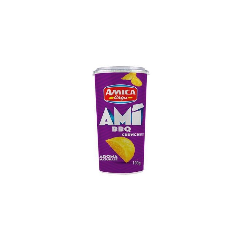 AMICA CHIPS PATATINE AMI' BBQGR.100