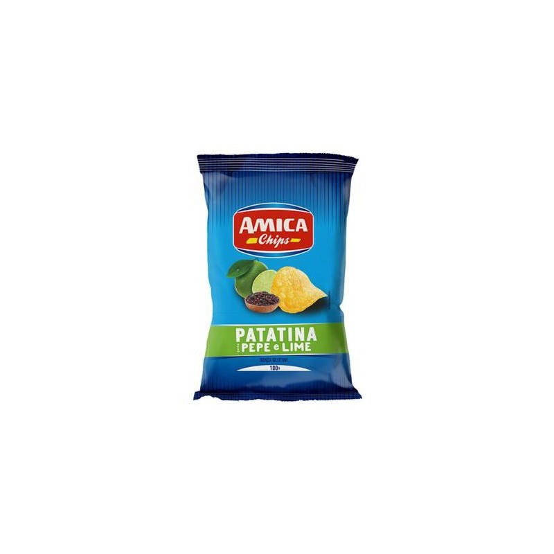 AMICA CHIPS PATATINE PEP&LIMEGR.100