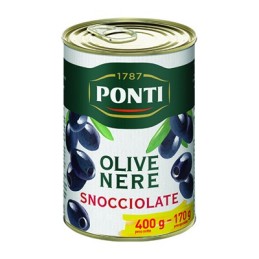 PONTI OLIVE NERE SNOCCIOLATE 400GR