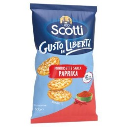 RISO SCOTTI RISETTE SNACK PAPRIKA GR.60