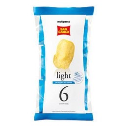 SAN CARLO PATATINE LIGHT MULTIPACK GR.25X6