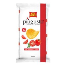 SAN CARLO PATATINE PIU'GUSTO POMODORO MULTIPACK GR.25X6