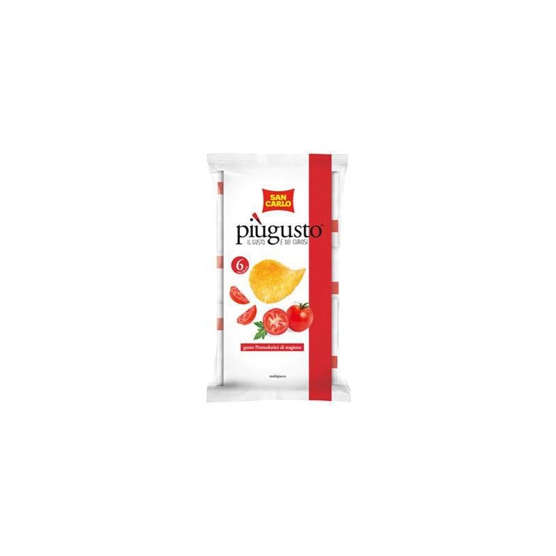 SAN CARLO PATATINE PIU'GUSTO POMODORO MULTIPACK GR.25X6