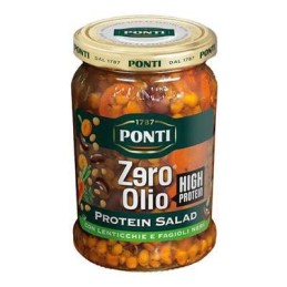 PONTI ZERO OLIO LENTICCHIE E FAGIOLI NERI 300 GR