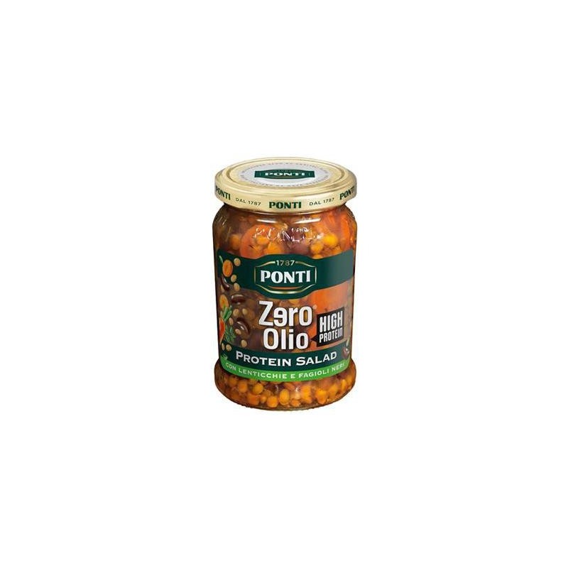 PONTI ZERO OLIO LENTICCHIE E FAGIOLI NERI 300 GR