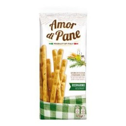 AMOR DI PANE GRISSINI 125GR ROS.