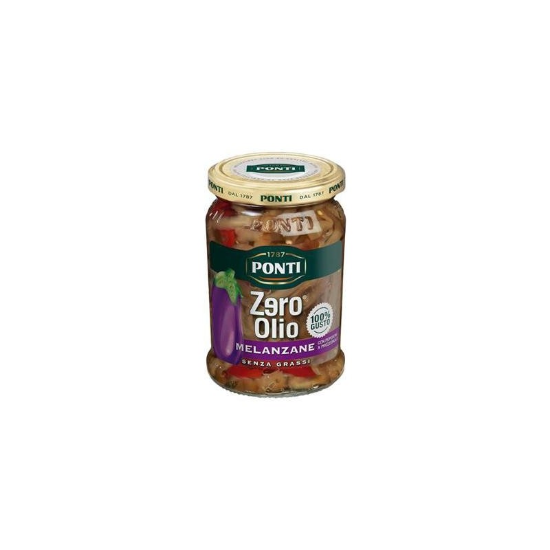 PONTI ZERO OLIO MELANZANE 300 GR