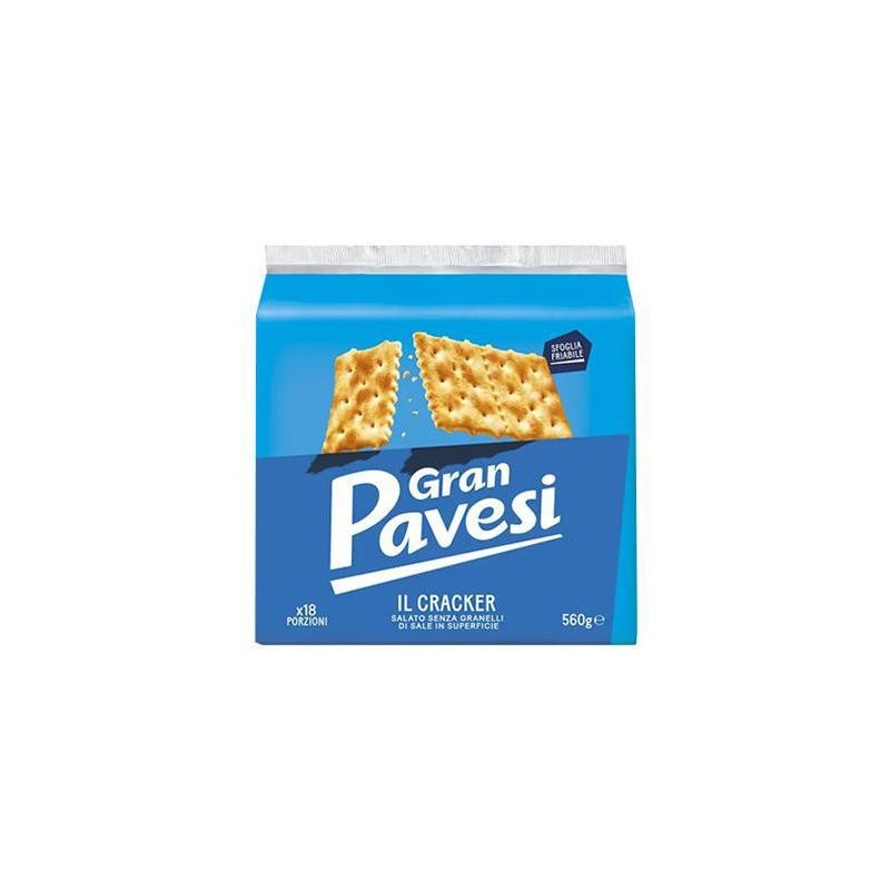 GRANPAVESI CRAKERS 560GR NON SALATI