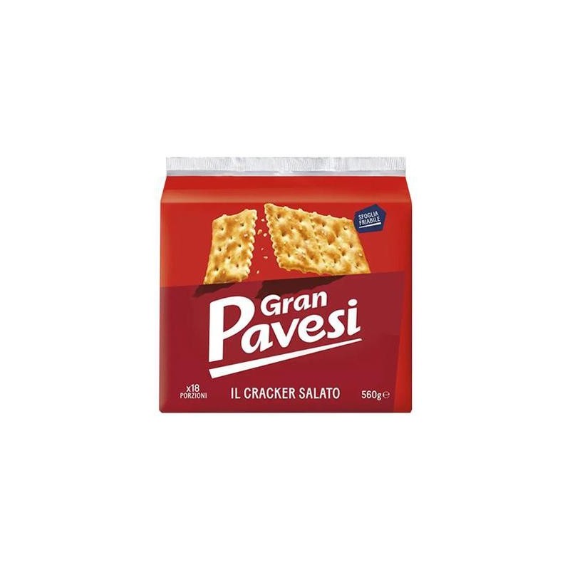 GRANPAVESI CRAKERS 560GR SALATI