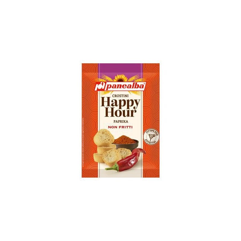 PANEALBA CROSTINI HAPPY HOUR PAPRIKA GR.50