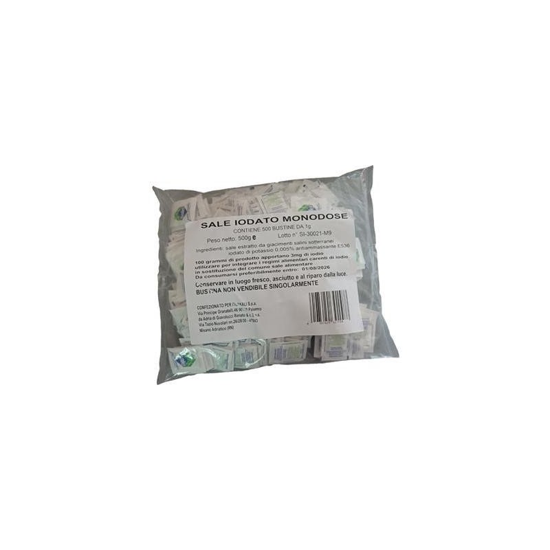 SALE IODATO FINE MONOPORZIONEBUSTONE GR.500
