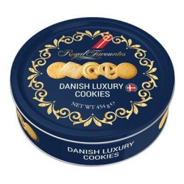DANISH LUXURY COOKIES ROYAL FAVORITES LATTA GR.454