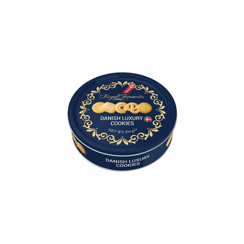 DANISH LUXURY COOKIES ROYAL FAVORITES LATTA GR.454
