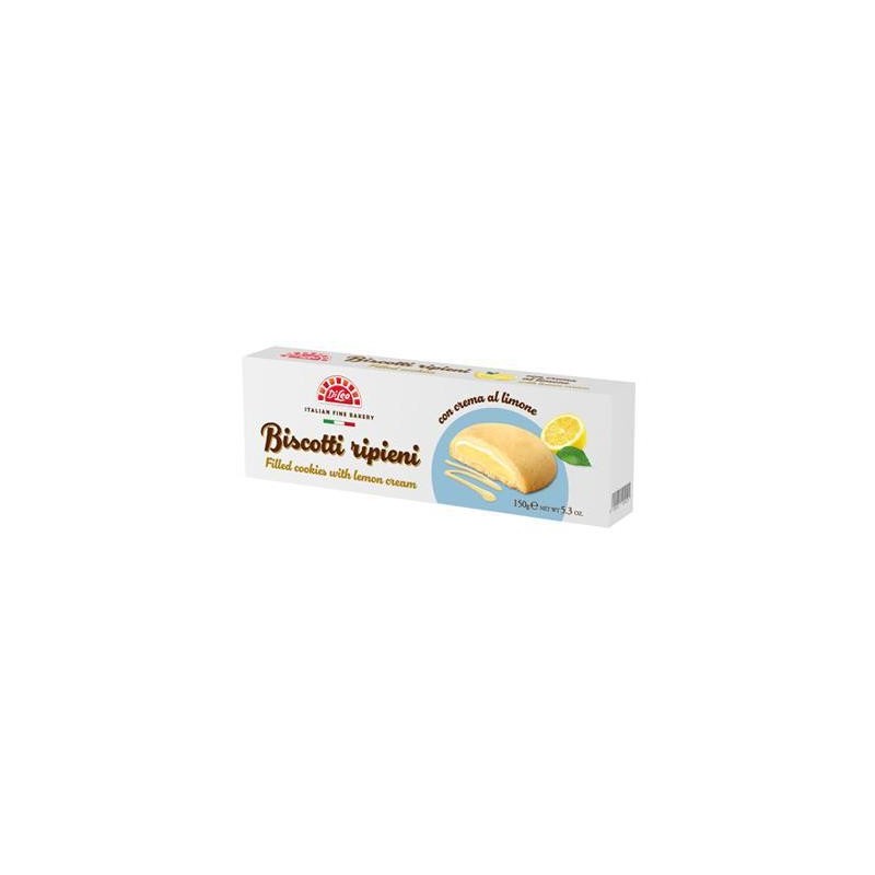 DI LEO BISCOTTI RIPIENI CON CREMA AL LIMONE GR.150