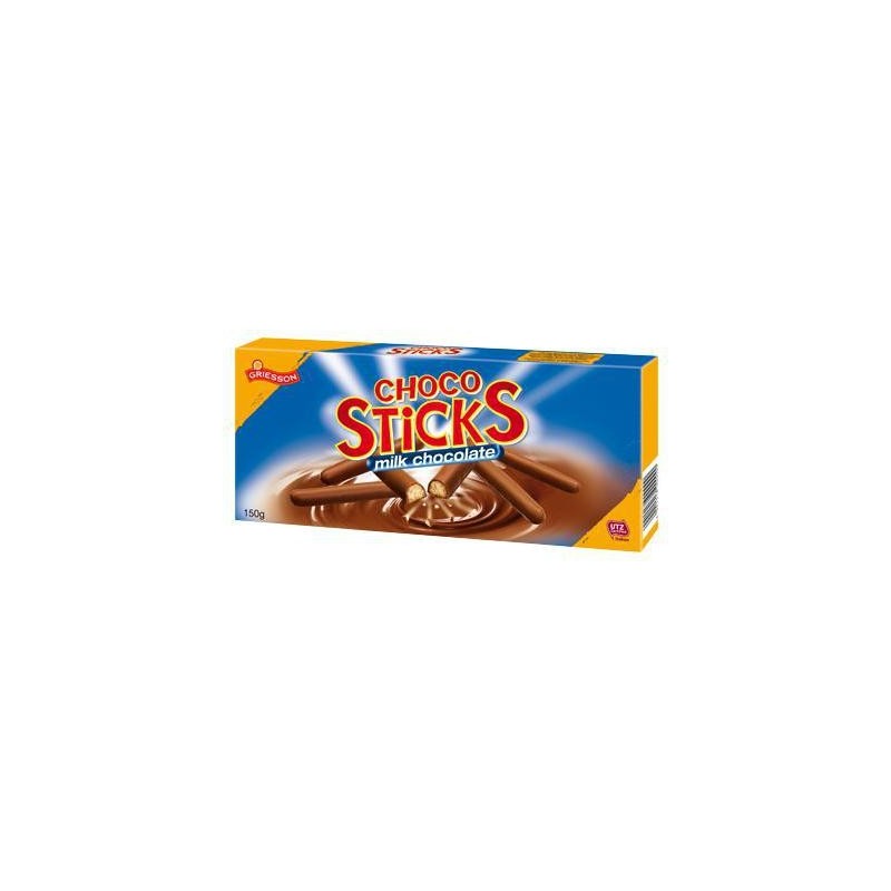 GRIESSON CHOCO STICKS LATTE GR.150X12