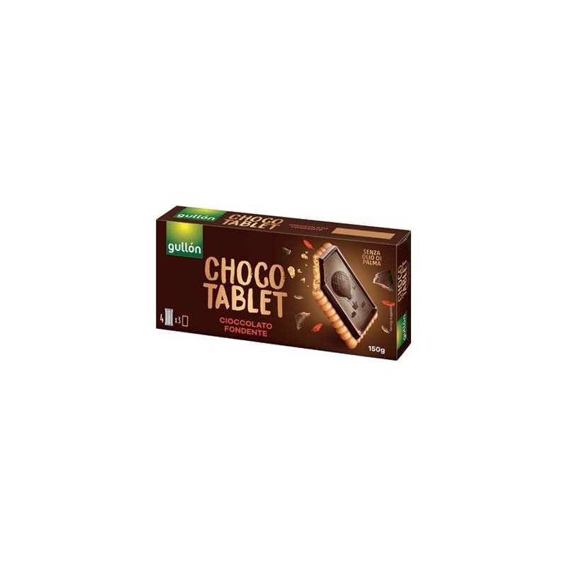 GULLON CHOCO TABLET FONDENTE GR.150