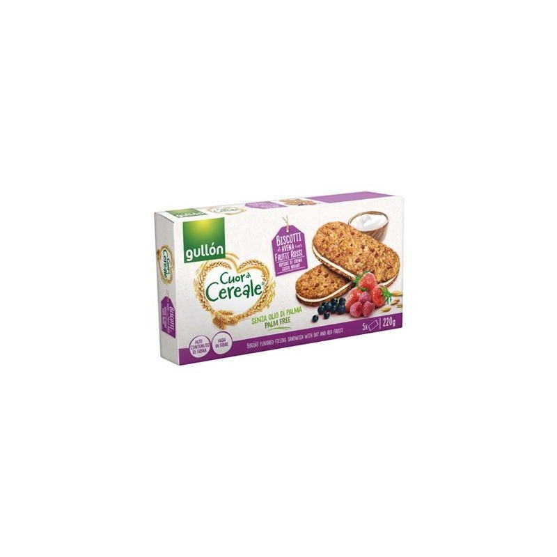 GULLON CUOR CEREALI 200GR FRUTTI ROSSI