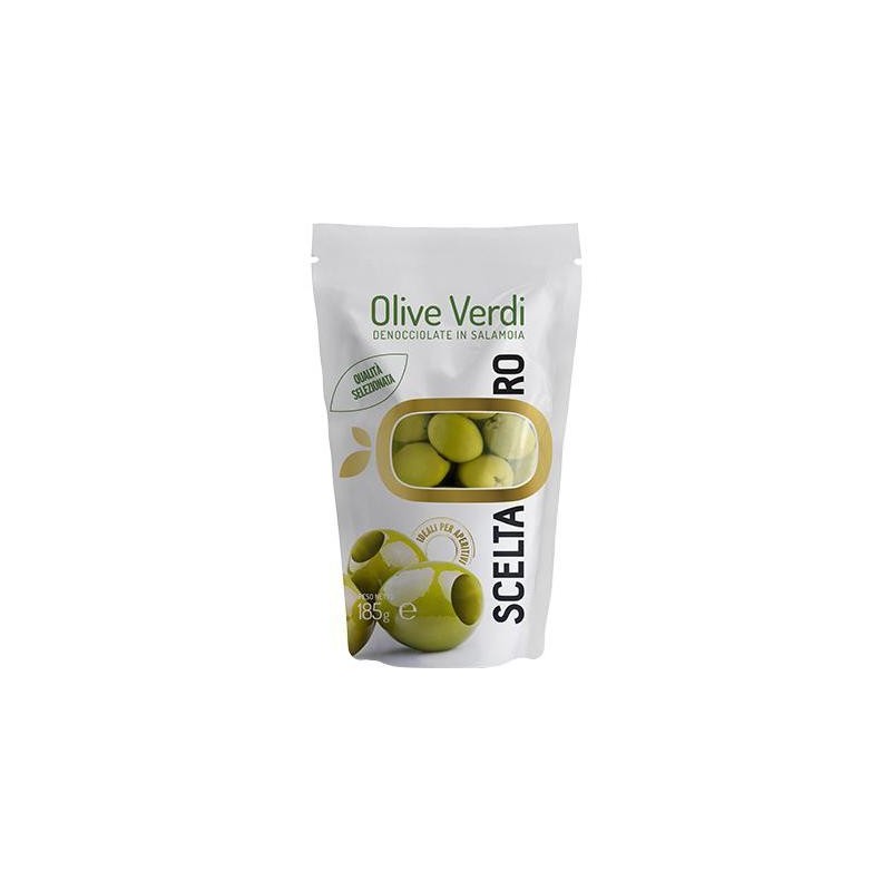 SCELTAORO OLIVE VERDI DENOCCIOLATE GR.185