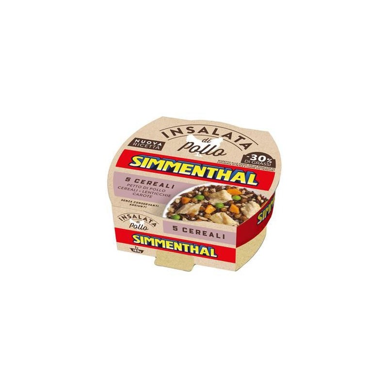 SIMMENTHAL INSALATA POLLO/5 CEREALI GR.160