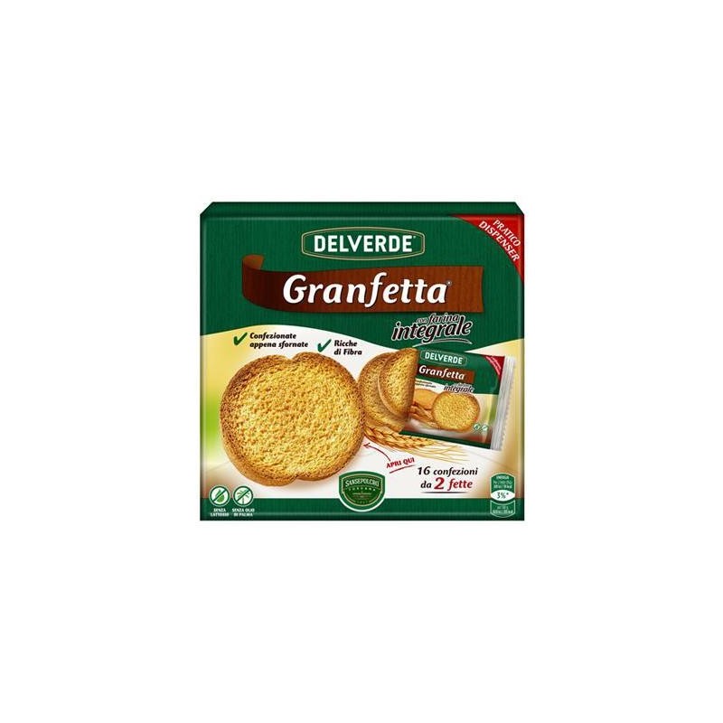 DELVERDE GRANFETTA INTEGRALE 16X2 GR.240