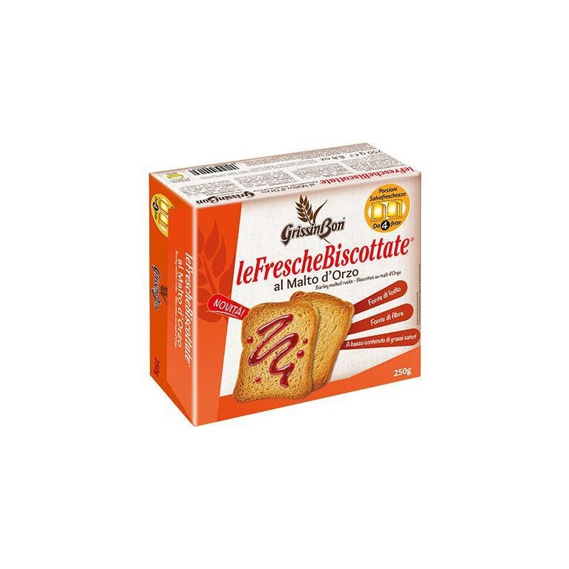 GRISSIN BON FETTE BISCOTTATE MALTO D'ORZO GR.250
