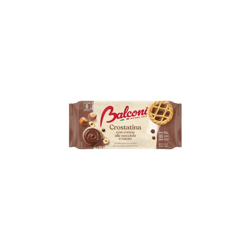 BALCONI CROSTATINA 6X40GR CACAO