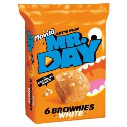 MR DAY BROWNIES CIOCC.B.G210X6 CIOCC.BIANCO