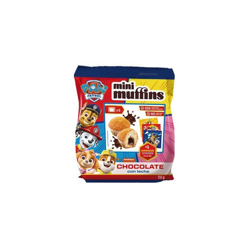 PAW PATROL MUFFIN CHOCO FILLED GR.125
