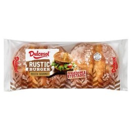DULCESOL BURGER RUSTIC X 4 PZ GR.300
