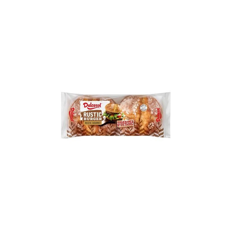 DULCESOL BURGER RUSTIC X 4 PZ GR.300