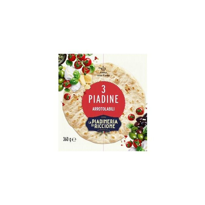 LA PIADINERIA DI RICCIONE PIADINA CLASSICA X 3 GR.360