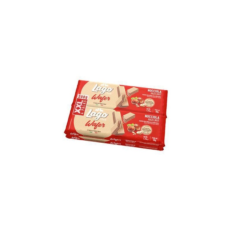 LAGO WAFER NOCCIOLA GR.50X4 MULTIPACK