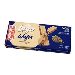 LAGO WAFER PACCO DOPPIO 2 X 125GR CACAO