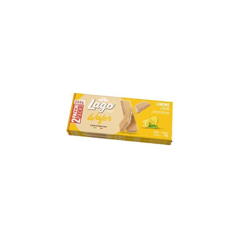 LAGO WAFER PACCO DOPPIO 2 X 125GR LIMONE