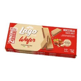 LAGO WAFER PACCO DOPPIO 2 X 125GR NOCCIOLA