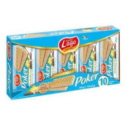 LAGO WAFER POKER 10X45GR VANIGLIA