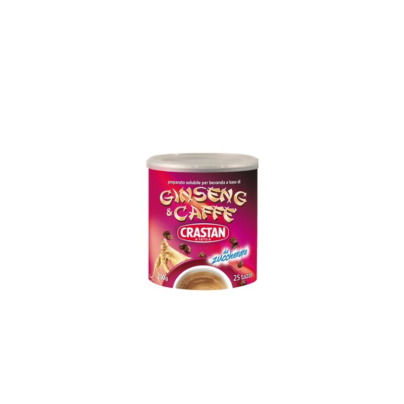 CRASTAN GINSENG & CAFFÈ SENZAZUCCHERO BARATTOLO GR.200