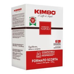 KIMBO CAFFE' CAPSULE NAPOLI COMPATIBILI NESPRESSO X 80