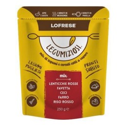 LOFRESE LEGUMIZIOSI MIX ROSSOLENTICCHIE ROSSE, FAVETTA,FARR